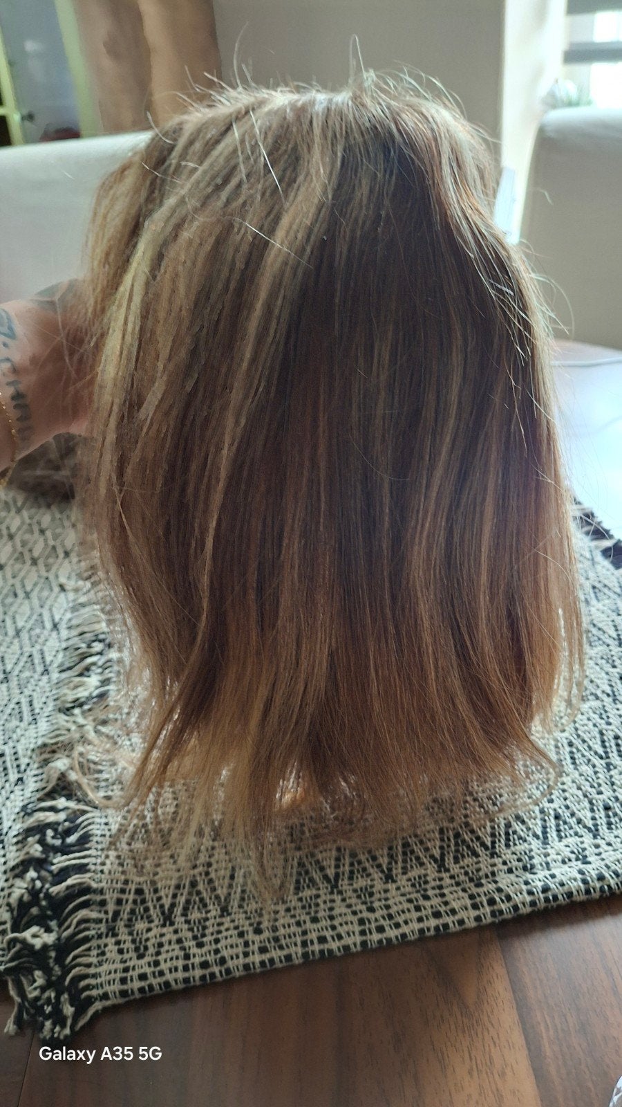 Pruiken: 1x echt haar, 4  synthetisch haar, Ophalen of Verzenden, Gedragen