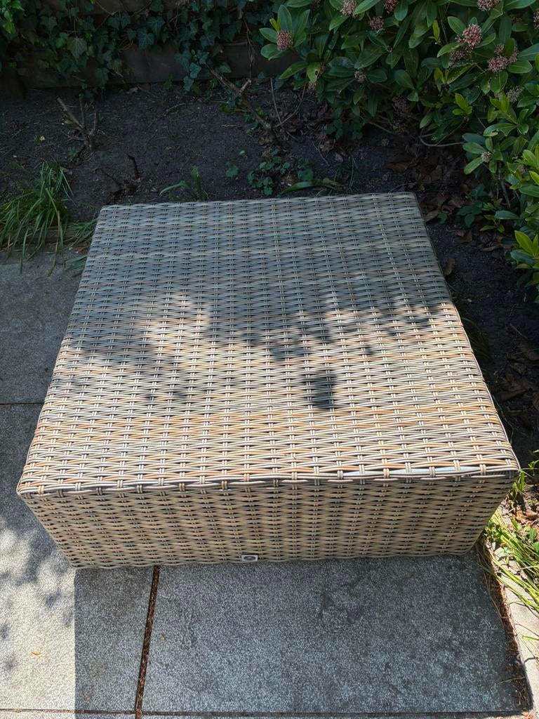 Hocker tuinset wicker, Ophalen, Hocker, Zo goed als nieuw, Loungeset