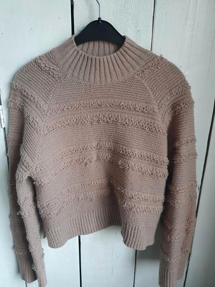 Beige gebreide trui van Revelation, maat S, Kleding | Dames, Maat 38/40 (M), Beige, Ophalen of Verzenden, Zo goed als nieuw