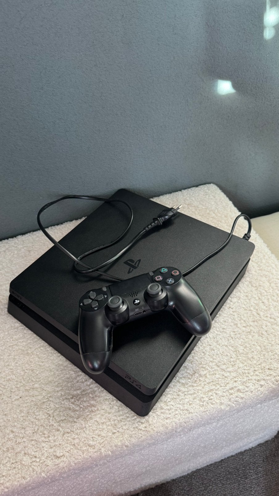 PlayStation 4 500GB | Console + Controller + Voeding, Ophalen of Verzenden, Gebruikt, Met 1 controller, Original