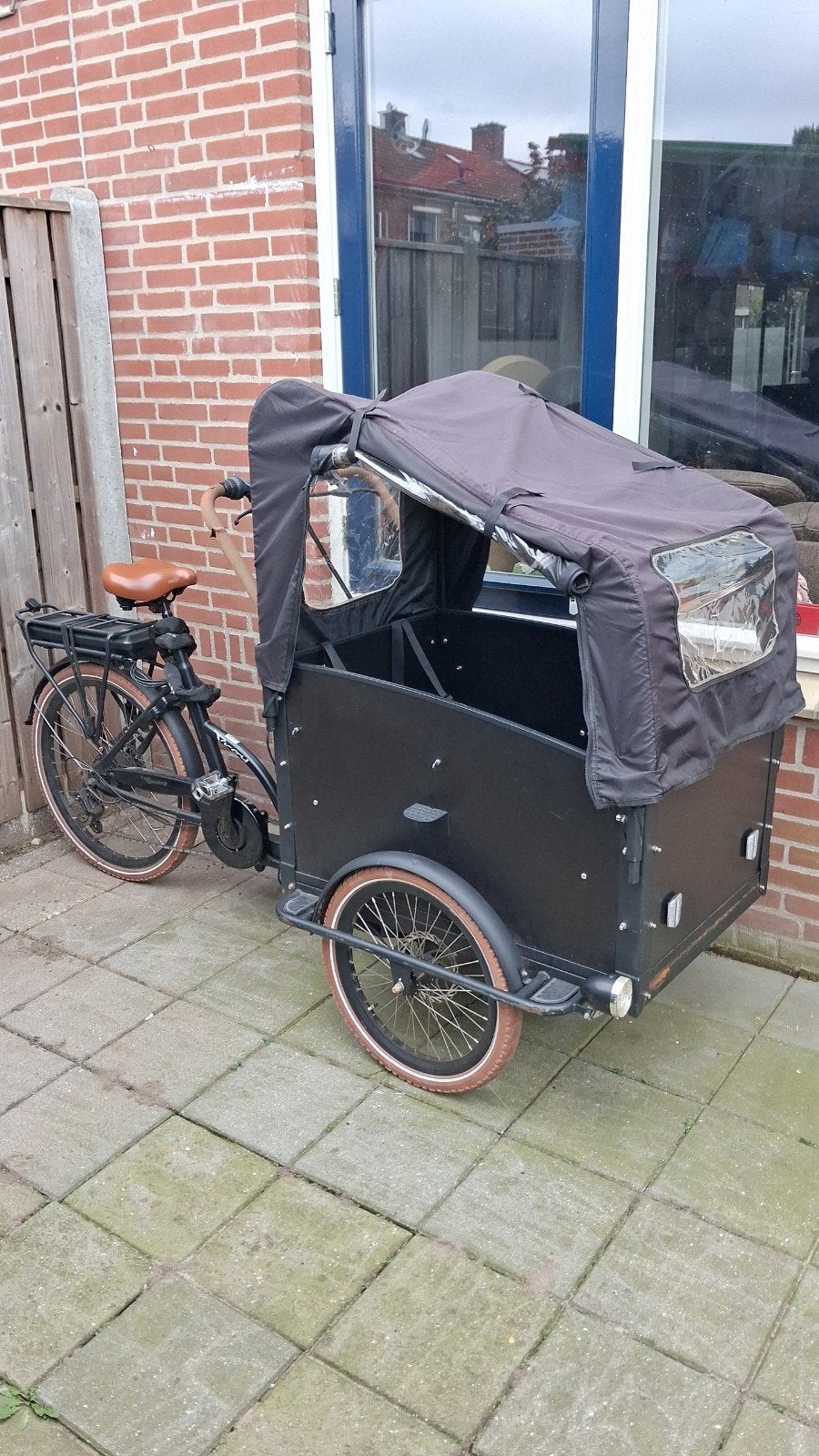 Bakfiets Voque Troy, 4 zitplaatsjes, Ophalen of Verzenden, Gebruikt