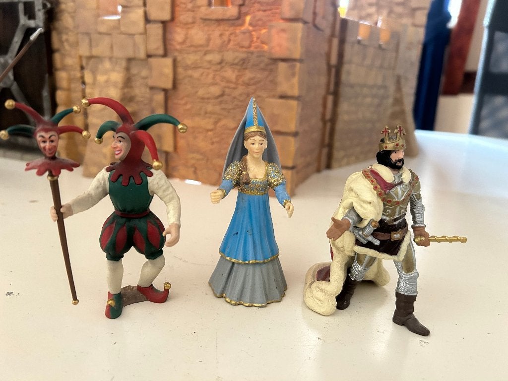 Schleich/Papo middeleeuwse ridder periode figuren, Ophalen of Verzenden, Gebruikt
