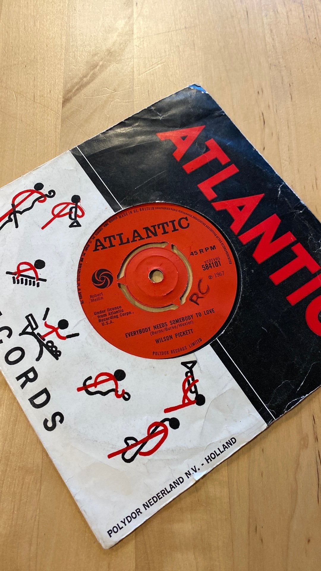 Vinyl single Wilson Pickett - Everybody needs somebody, Ophalen of Verzenden, Zo goed als nieuw, R&B en Soul
