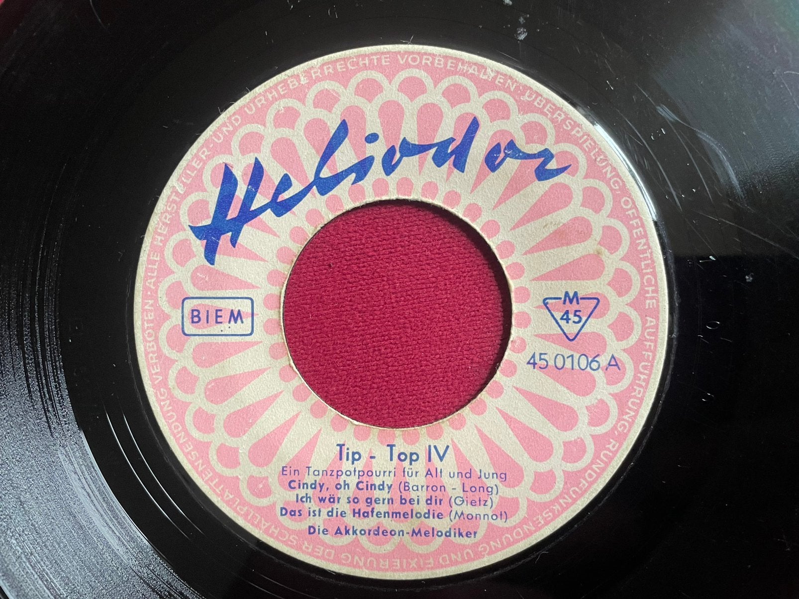 Die Akkordeon Melodiker - Tip top IV, Ophalen of Verzenden, Gebruikt