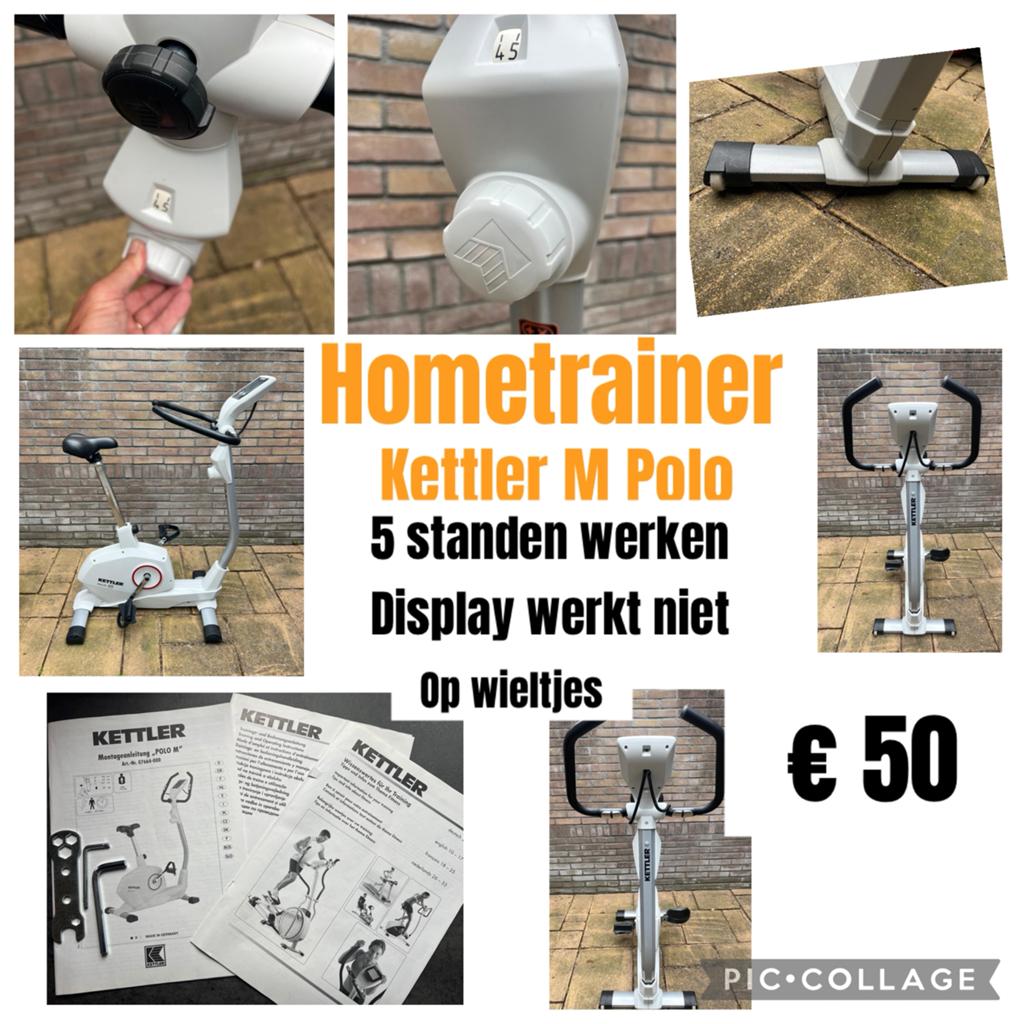 Kettler Polo Hometrainer, Sport en Fitness, Fitnessapparatuur, Ophalen, Zo goed als nieuw, Hometrainer