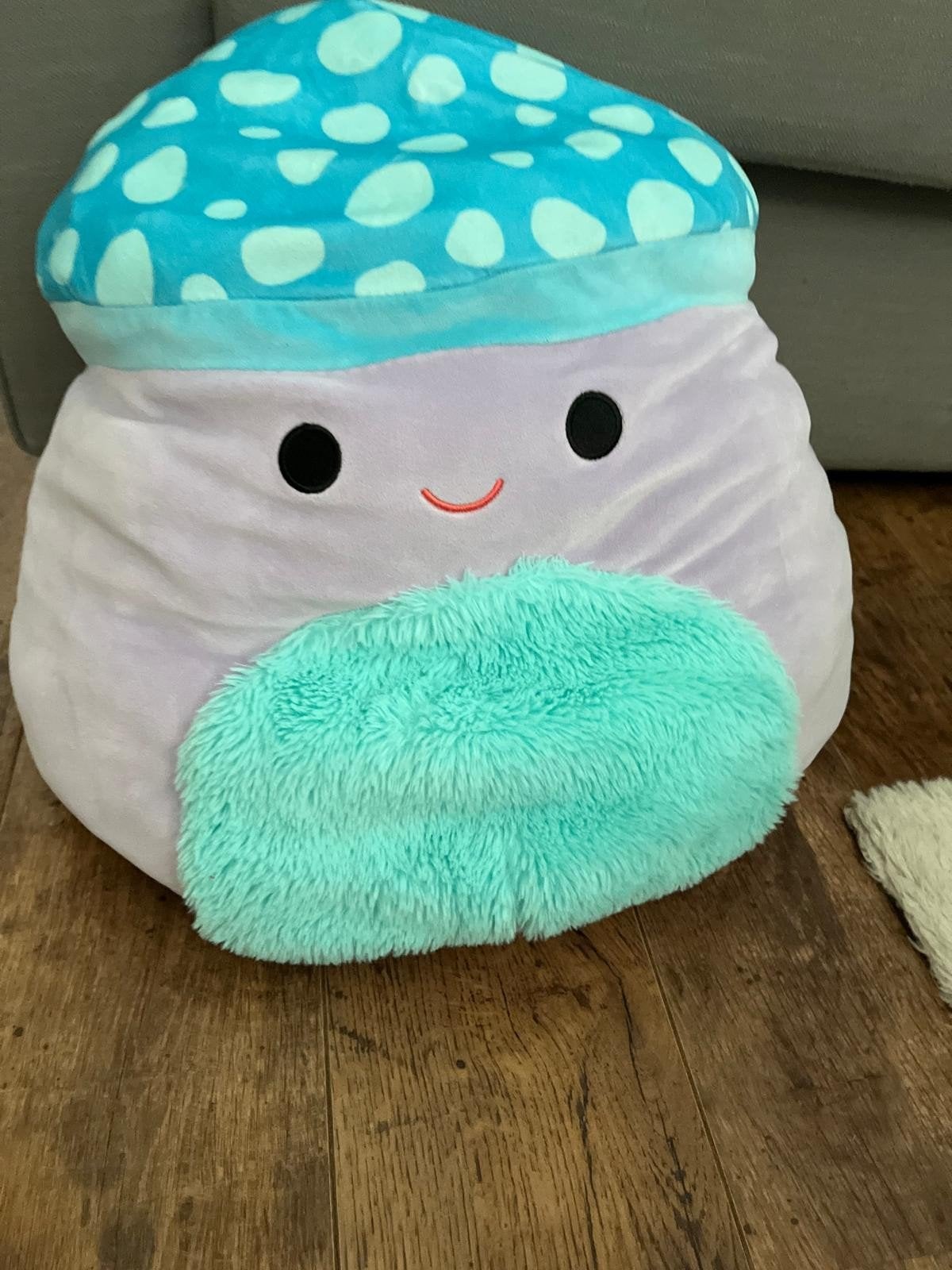 Squishmallow paddenstoel pluche knuffel, Overige karakters, Overige typen, Middelgroot (20 tot 80 cm), Squishmallow