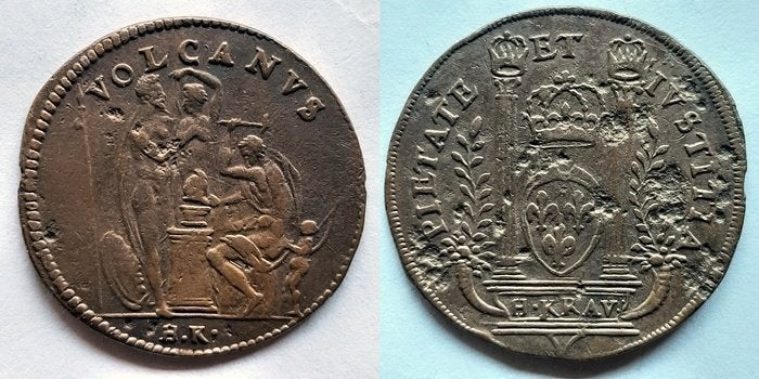 Rekenpenning Vulcanus, Verzenden, Overige materialen, Nederland
