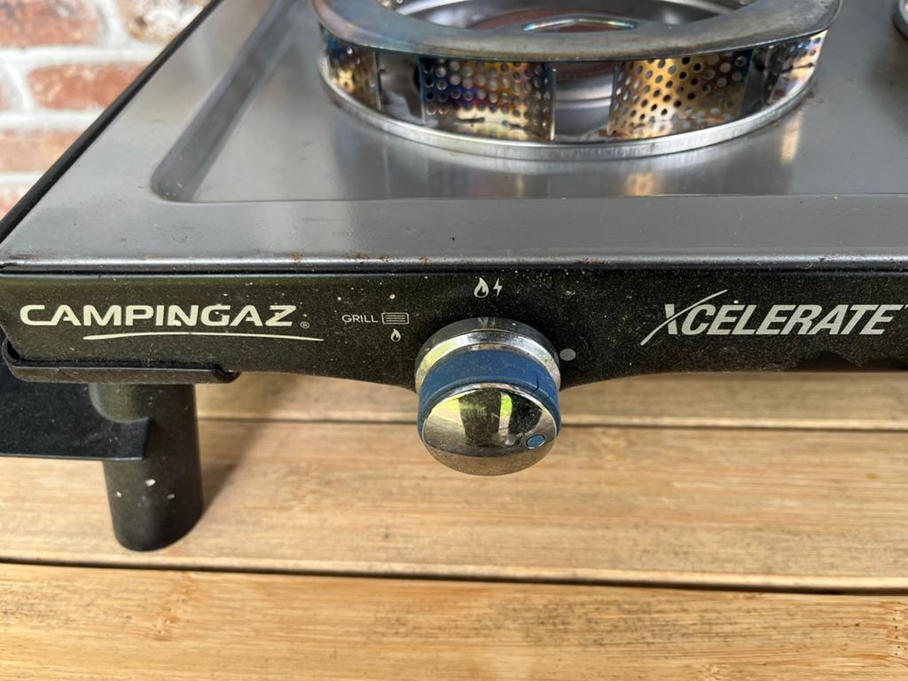 Campingaz XCELERATE 600 sg  2-pit, Caravans en Kamperen, Kampeeraccessoires, Ophalen, Gebruikt