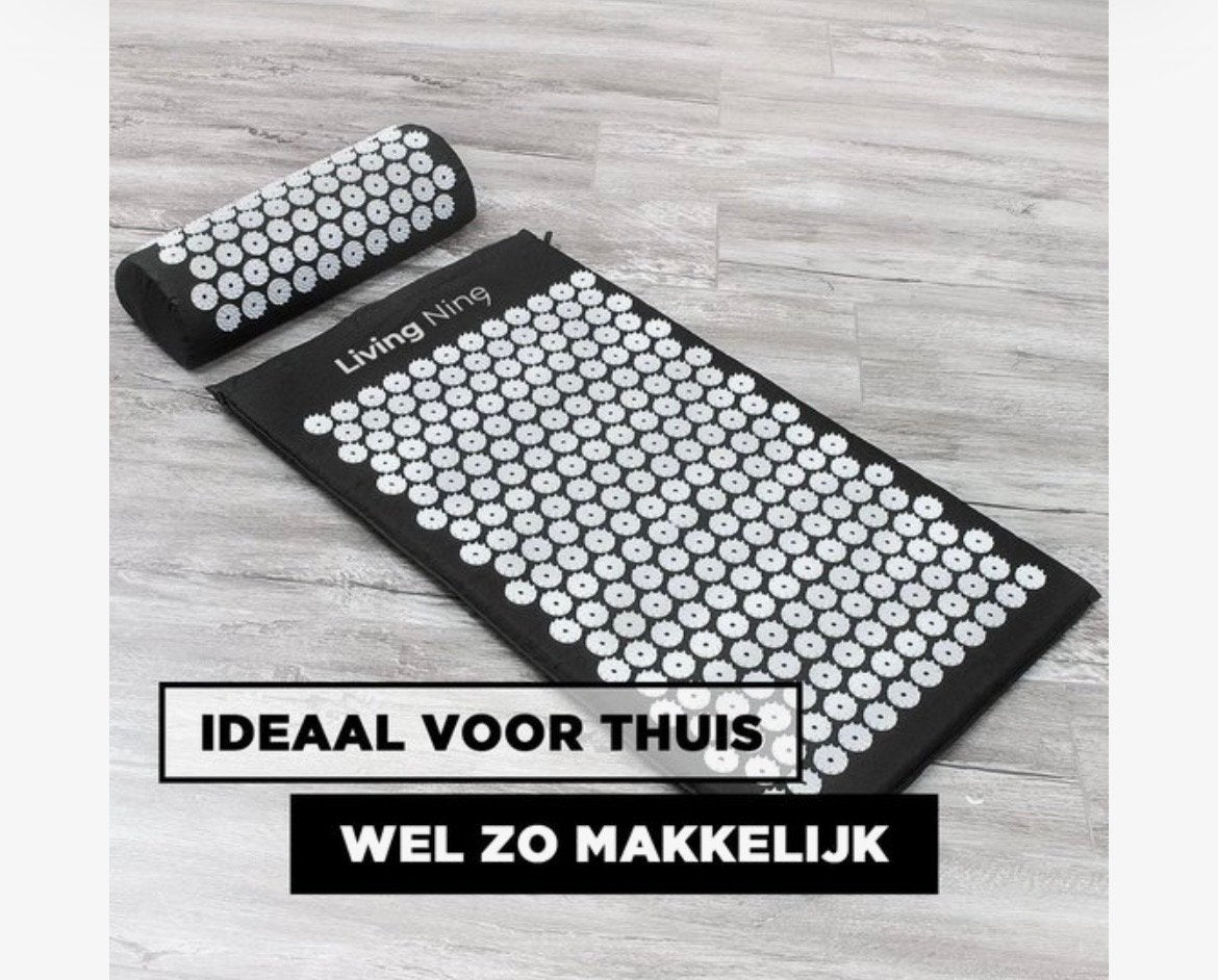Living Nine Acupressuur Mat en Kussen Set, Ophalen, Zo goed als nieuw, Overige typen