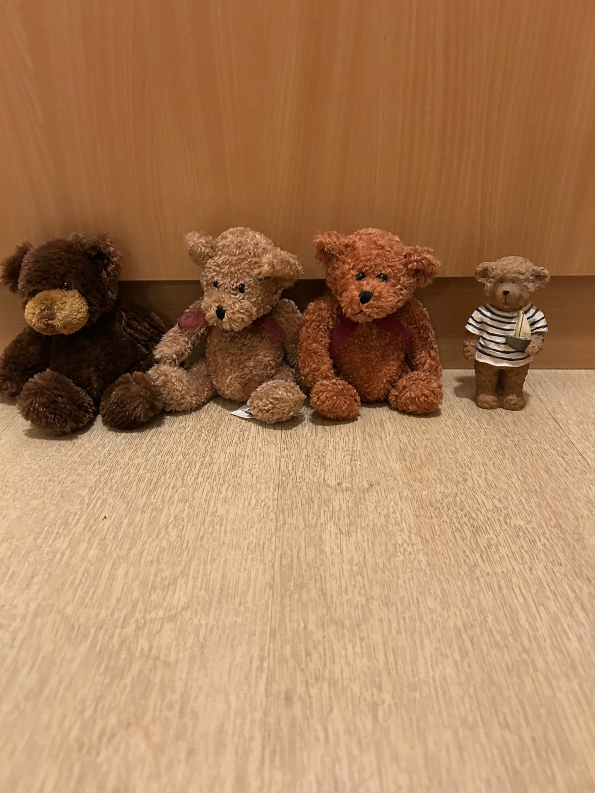 4x leuke beertjes, Ophalen of Verzenden, Zo goed als nieuw, Stoffen beer, Overige merken