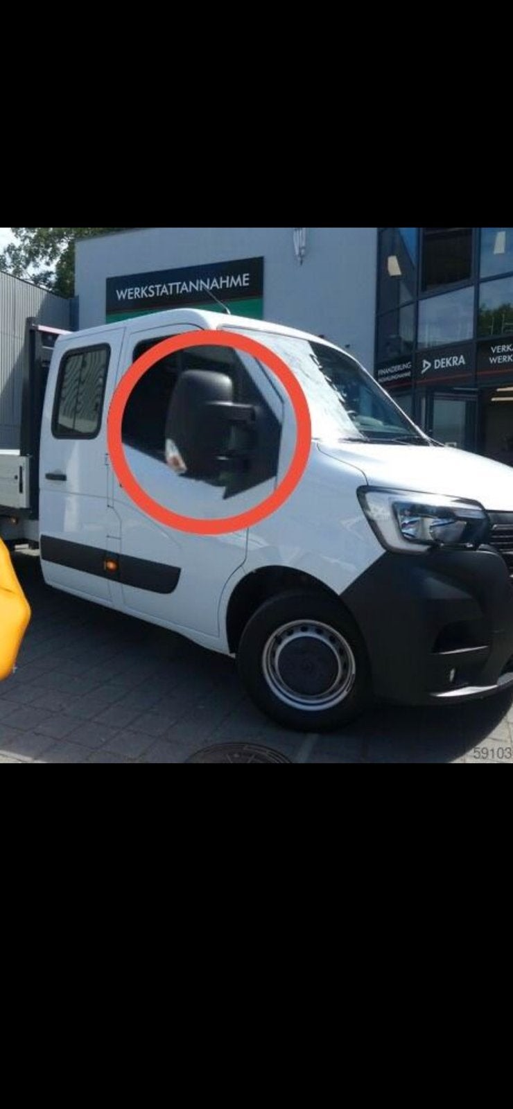 Rechter buitenspiegel Renault Master Opel Movano Nissan NV, Auto-onderdelen, Verzenden, Gebruikt, Nissan