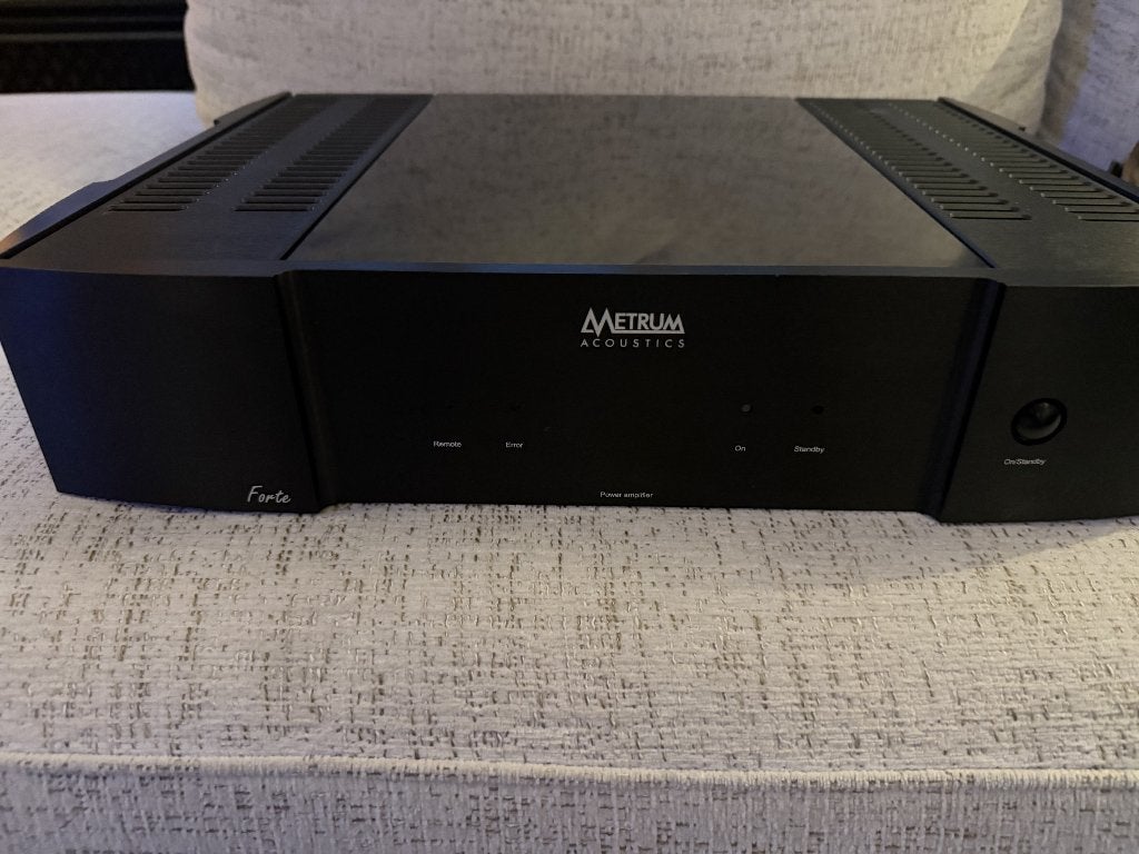 metrum forte eindversterker, Overige merken, Ophalen of Verzenden, Zo goed als nieuw, 60 tot 120 watt