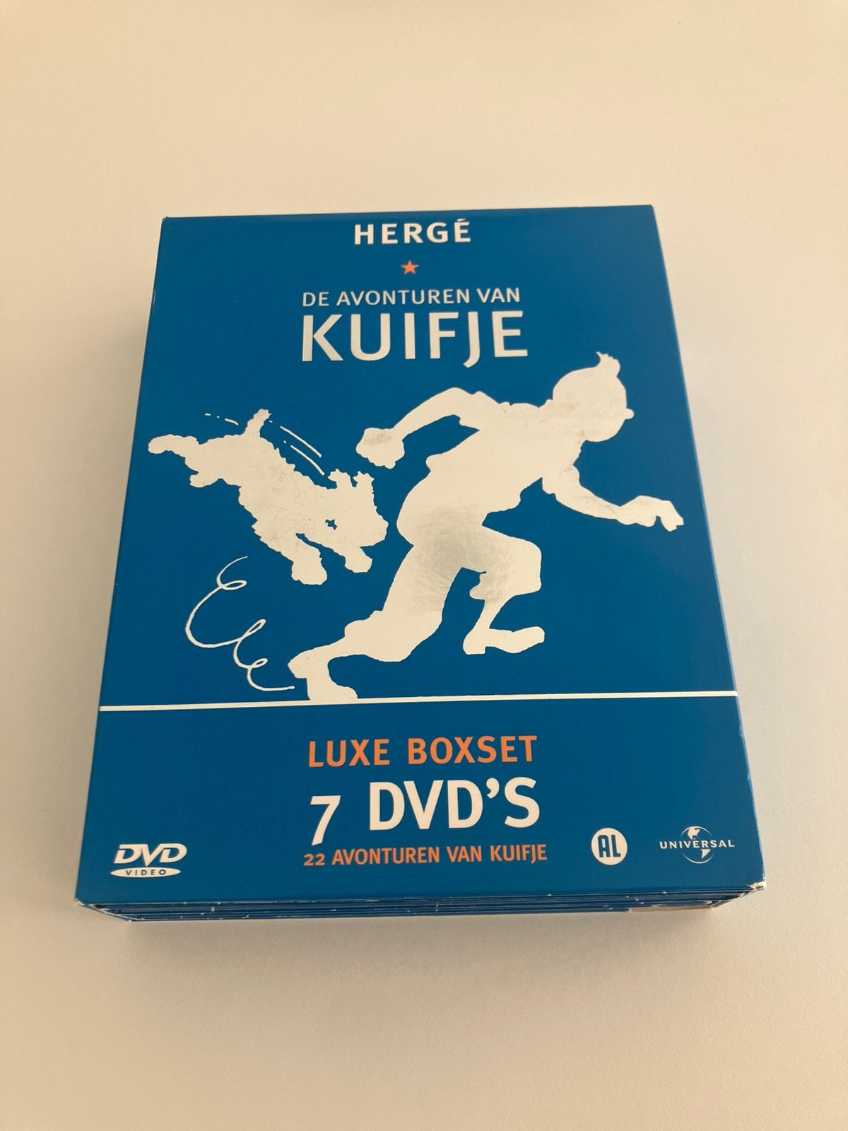 Hergé, de avonturen van Kuifje, 7 dvd’s , luxe boxset, Alle leeftijden, Ophalen, Zo goed als nieuw, Actiekomedie