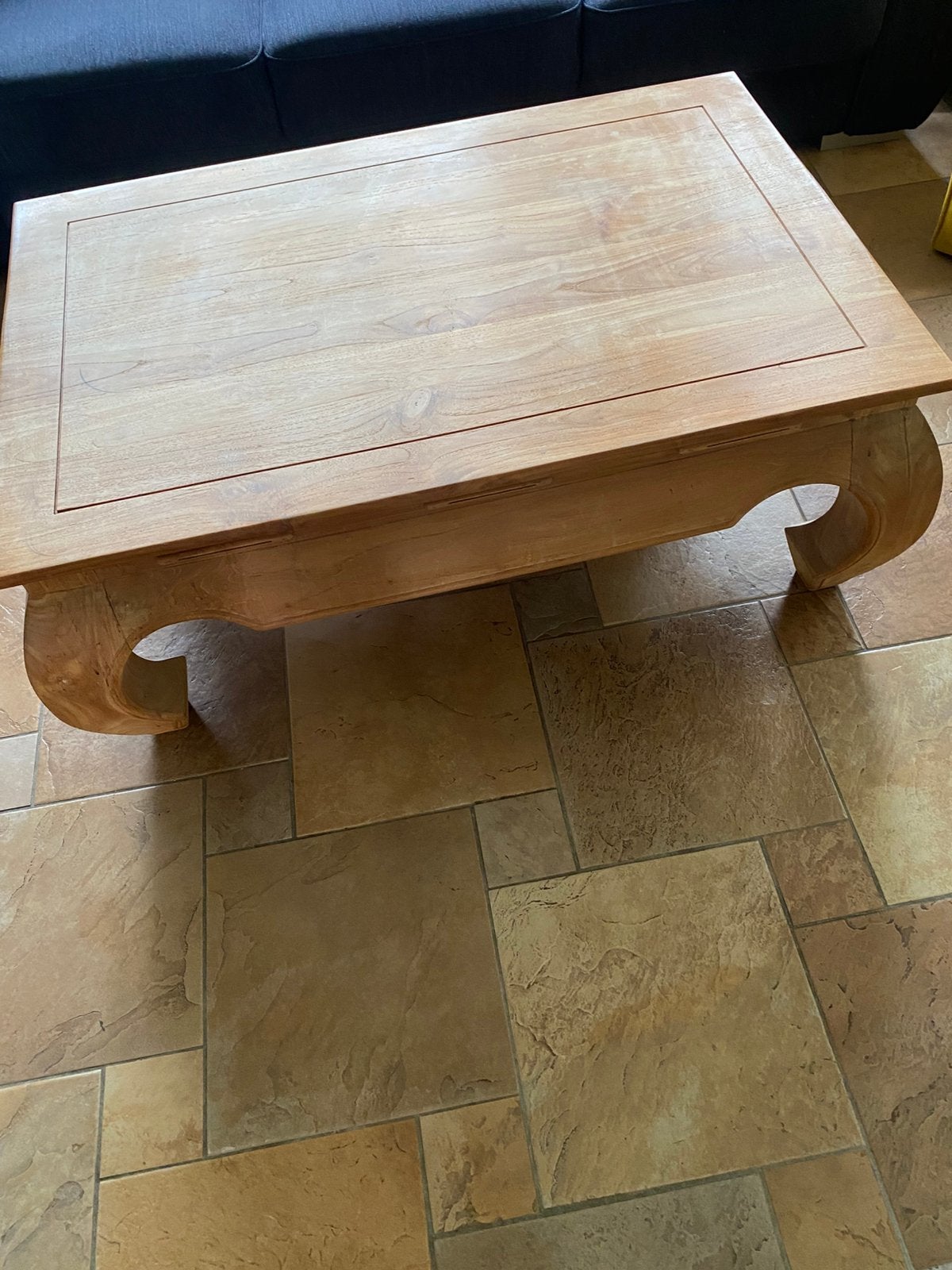 Te koop aangeboden, Huis en Inrichting, Tafels | Salontafels, Ophalen, Zo goed als nieuw, Rechthoekig, 50 tot 100 cm