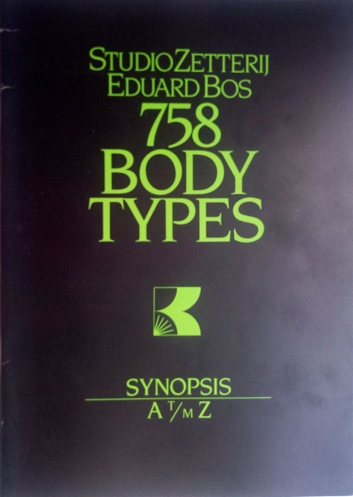 Catalogus letterzetterij, Gelezen, Studiozetterij Eduard Bos, Verzenden, Catalogus