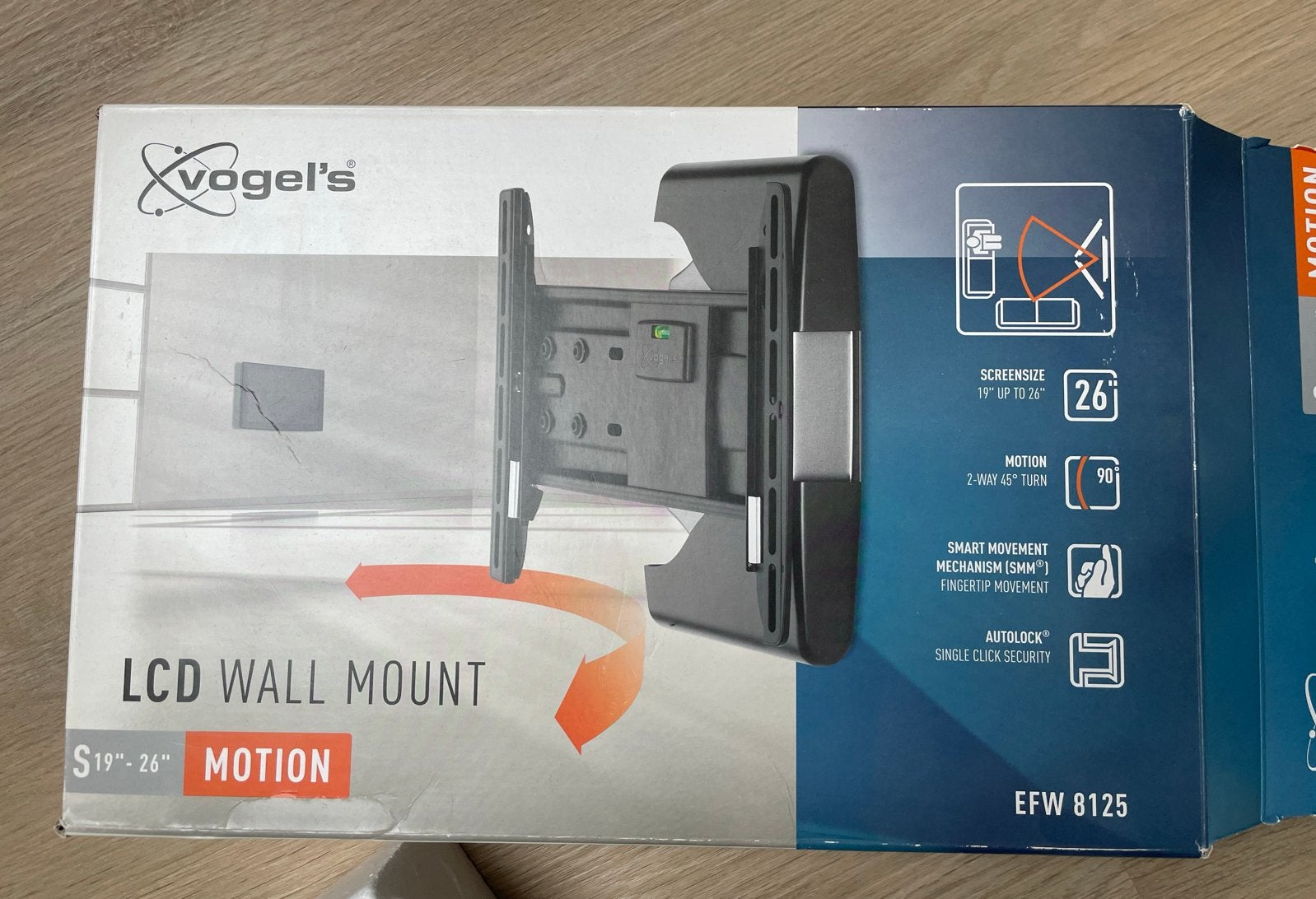 Vogel's EFW 8125 LCD Muurbeugel - Zo goed als nieuw, Ophalen of Verzenden, Zo goed als nieuw