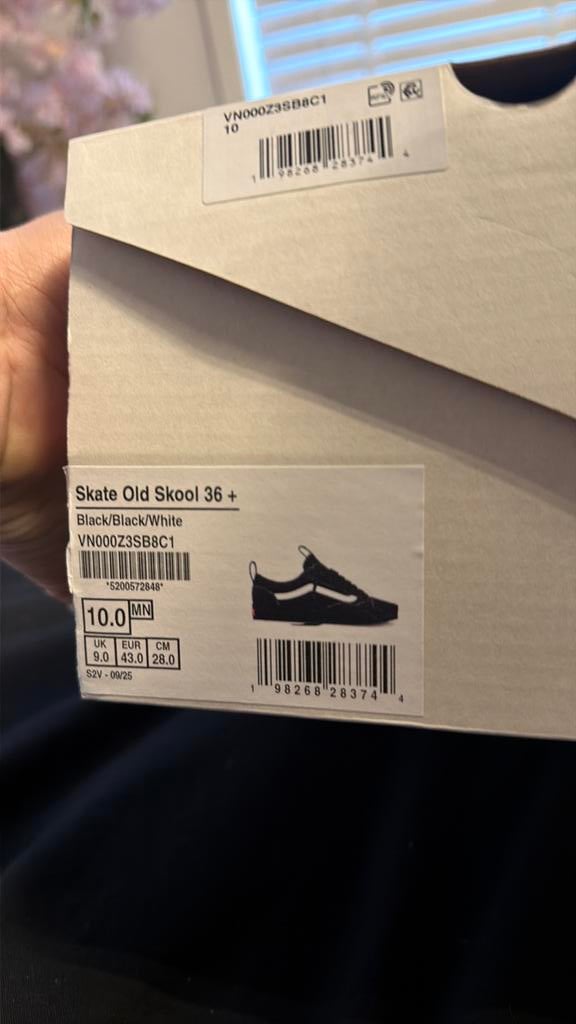 Vans old school, Ophalen of Verzenden, Zo goed als nieuw, Zwart