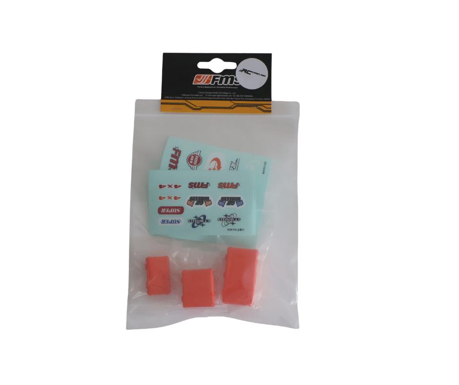 FMS 1:18 LUGGAGE BOX SET (ORANGE) FMS-C3395, Ophalen of Verzenden, Nieuw, Overige schalen, Onderdeel