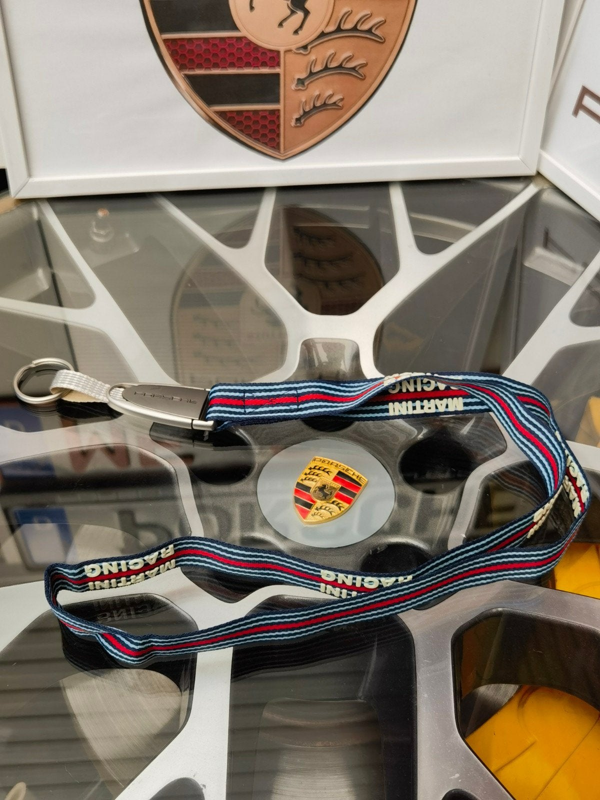 nieuw origineel porsche keycord / porsche sleutelhanger, Verzamelen, Sleutelhangers, Ophalen of Verzenden, Nieuw, Merk