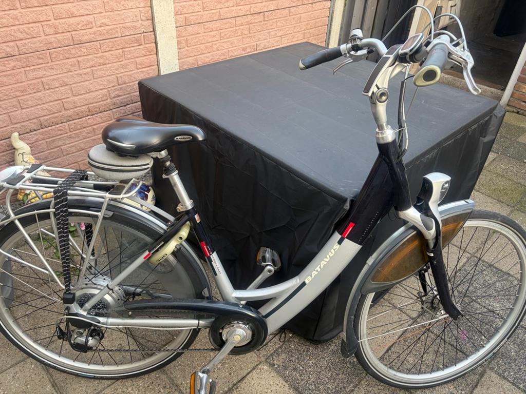 Batavus Padova Easy E-bike - Zilver/Zwart, Ophalen, Gebruikt, Batavus, 51 tot 55 cm