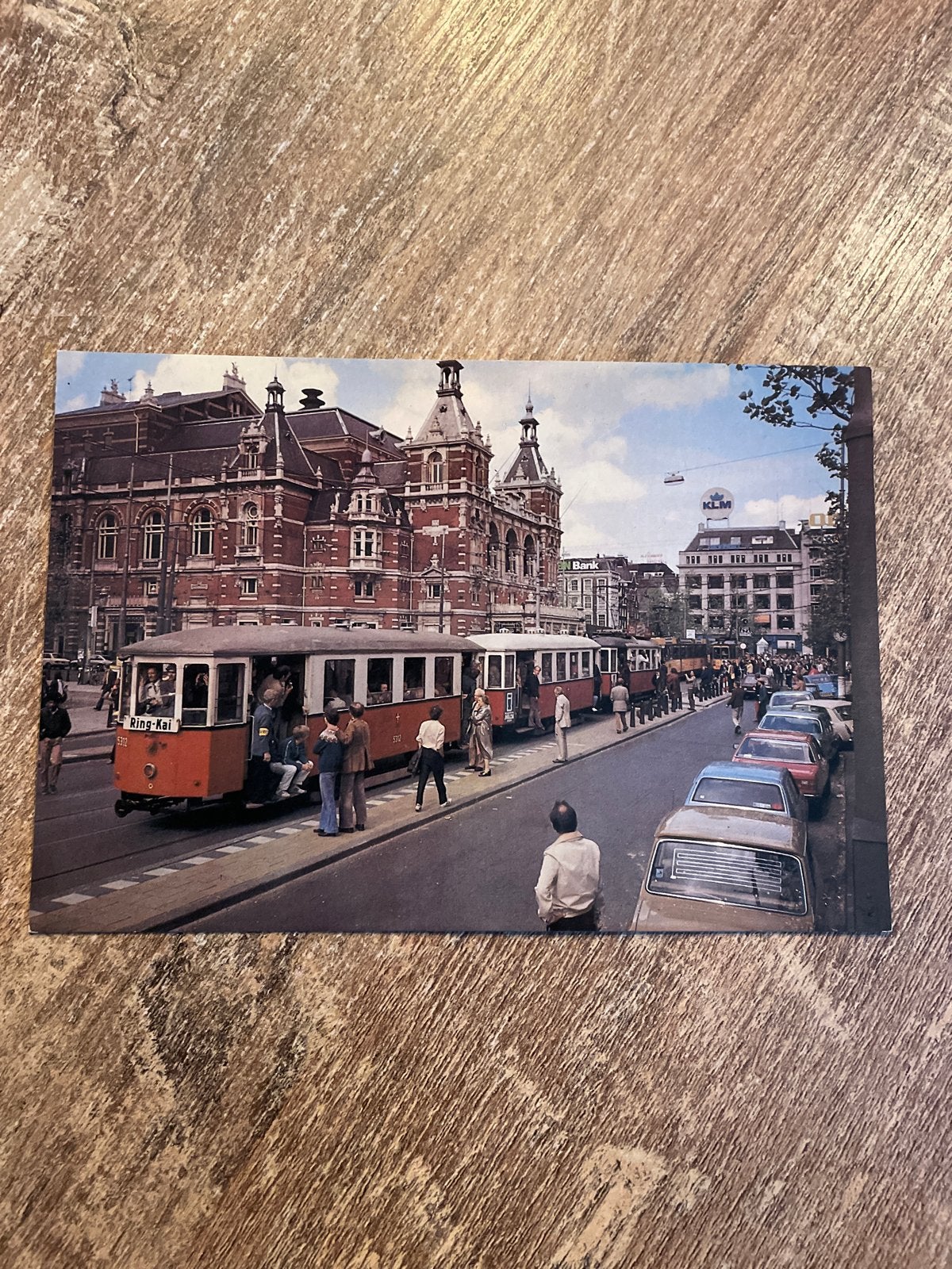Ansichtkaart Amsterdam Leidseplein tram 1981, Ophalen of Verzenden, 1980 tot heden, Ongelopen, Noord-Holland