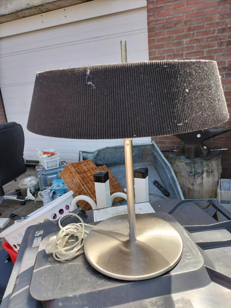retro/vintage lamp, Gebruikt, Ophalen of Verzenden, Glas, Minder dan 50 cm