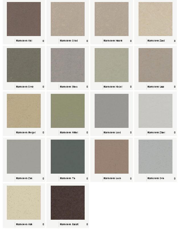 Forbo Marmoleum – geleverd en professioneel gelegd, Overige materialen, 30 cm of meer, Overige typen, Nieuw