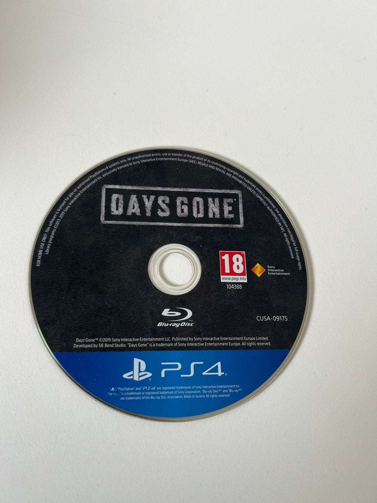 Days Gone - PS4 disc (defect, PS5 upgrade), 1 speler, Ophalen of Verzenden, Vanaf 18 jaar