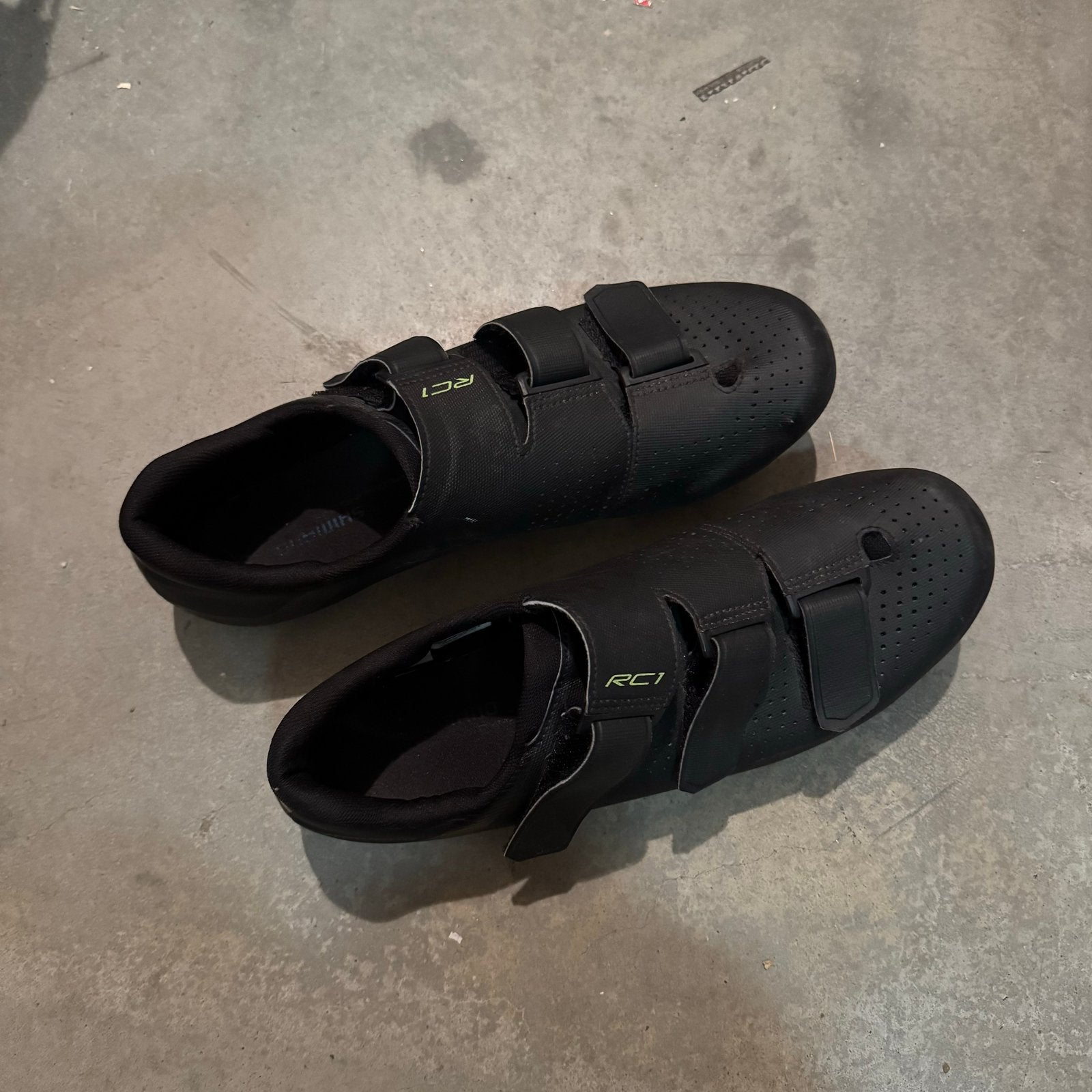 Zwarte Shimano RC1 Fietsschoenen (maat 49), Fietsen en Brommers, Fietsaccessoires | Fietskleding, Ophalen of Verzenden, Gebruikt