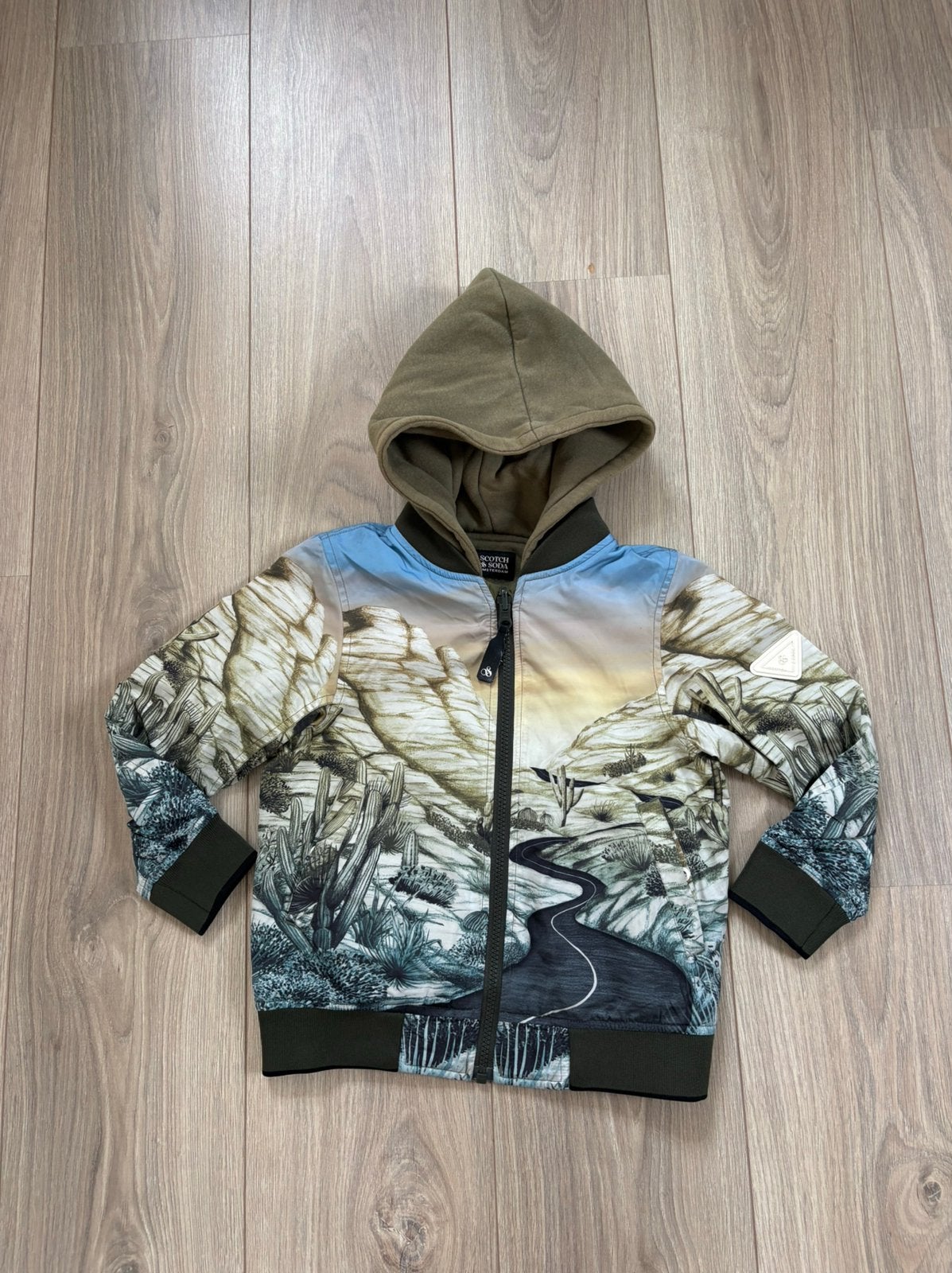 Reversible Scotch & Soda bomberjack - maat 116, Ophalen of Verzenden, Zo goed als nieuw, Jongen of Meisje, Jas