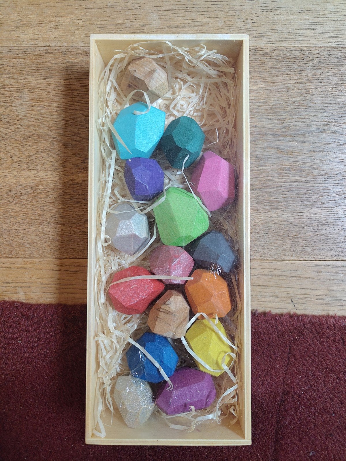 Bumbu Toys Houten Stapelstenen - Kleurrijk en Educatief, Kinderen en Baby's, Ophalen of Verzenden, Nieuw, Overige typen