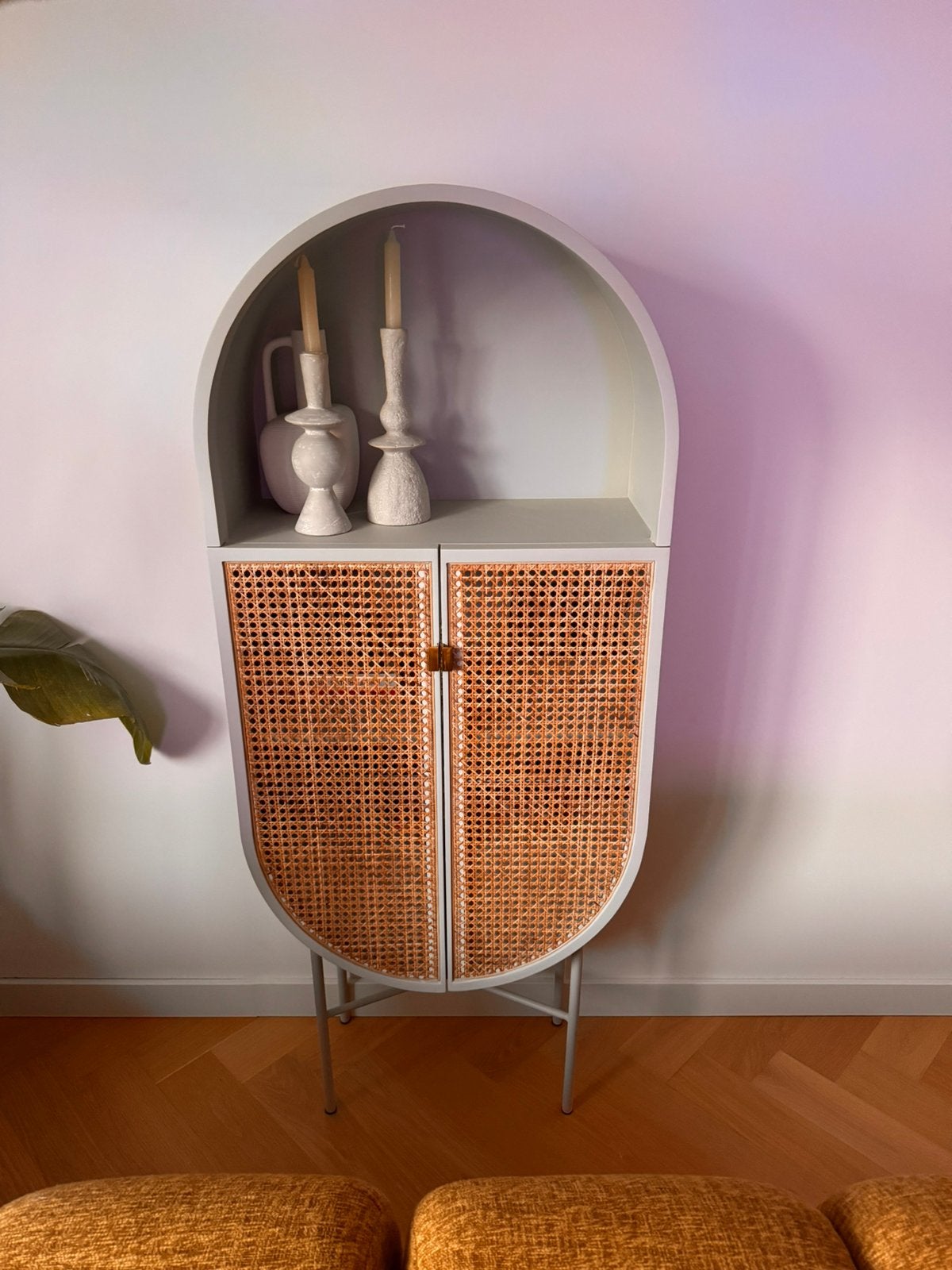 HK Living webbing kast, Ophalen, Zo goed als nieuw, Minder dan 150 cm, 150 tot 200 cm