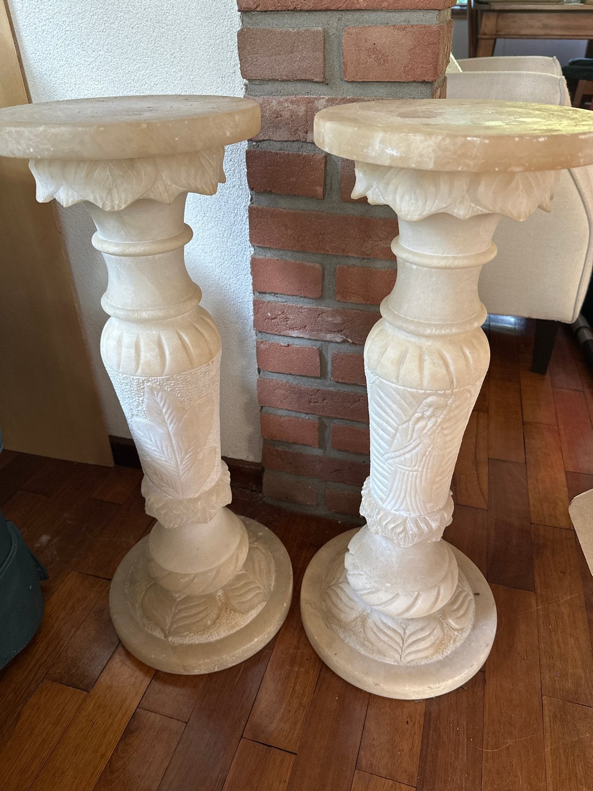 Vintage Albasten - Set van 2, Ophalen of Verzenden, Gebruikt