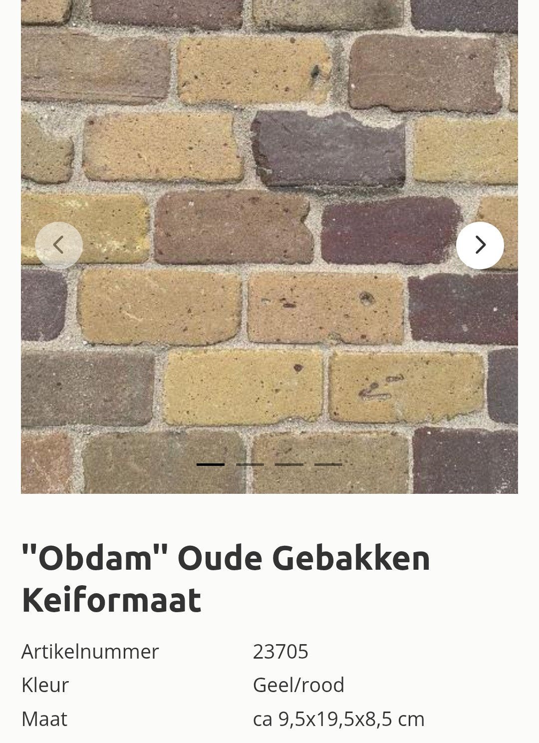 Oud gebakken keiformaat klinkers 2,5 m2, Gebruikt, Keramiek, Klinkers, Ophalen of Verzenden