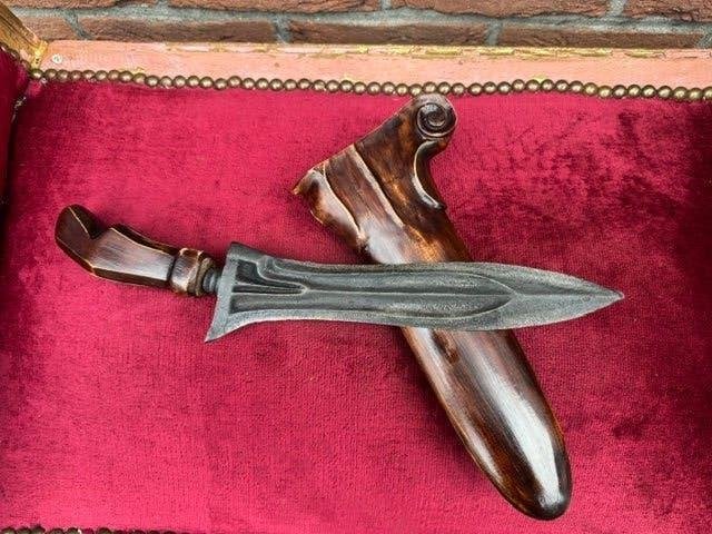 mooie Javaanse bethok, rituele dolk, kris-no keris, Ophalen of Verzenden, Overige soorten, Azië, Mes of Dolk