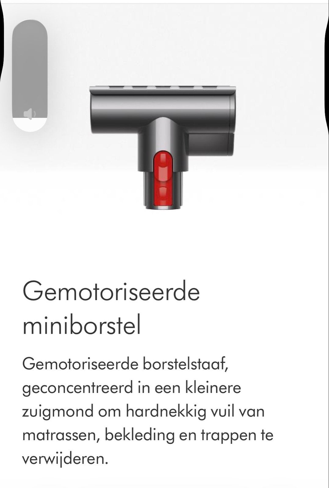 Dyson QR Mini Motorhead Opzetstuk Stofzuiger, Ophalen of Verzenden, Nieuw