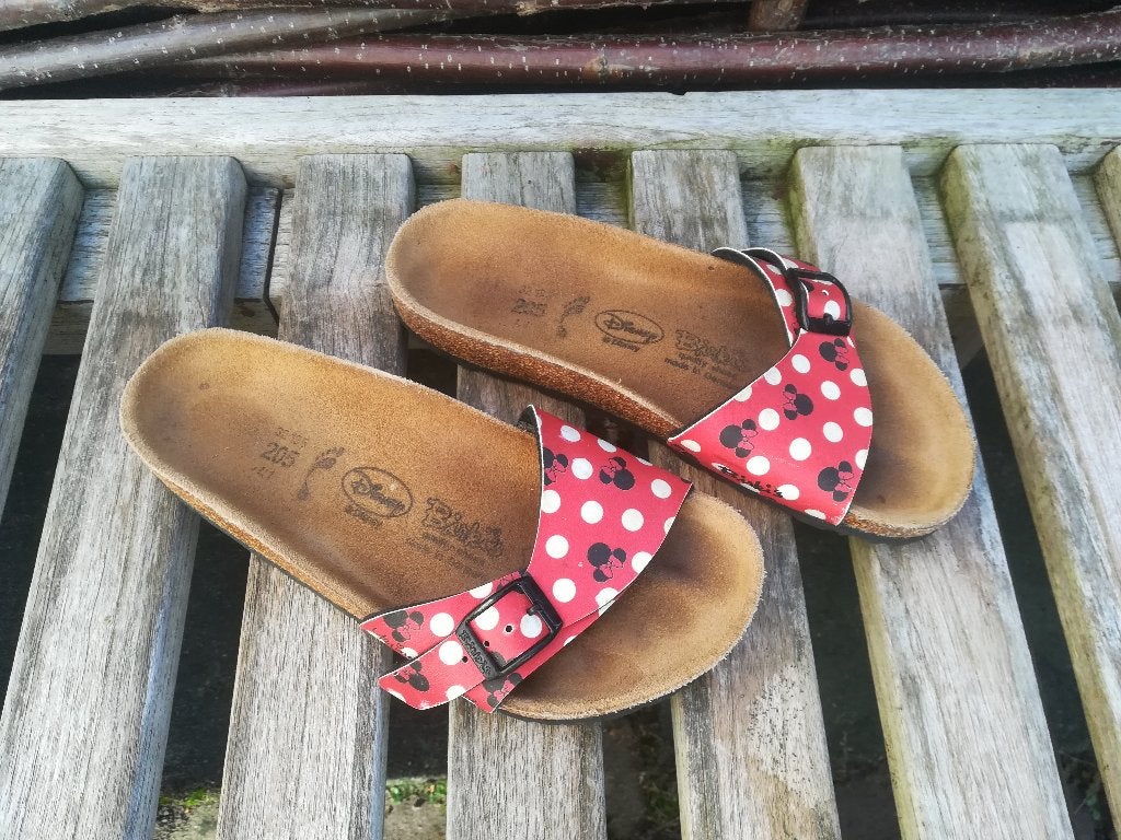 Birkenstock slippers maat 32, Gebruikt, Meisje, Overige typen, Ophalen of Verzenden
