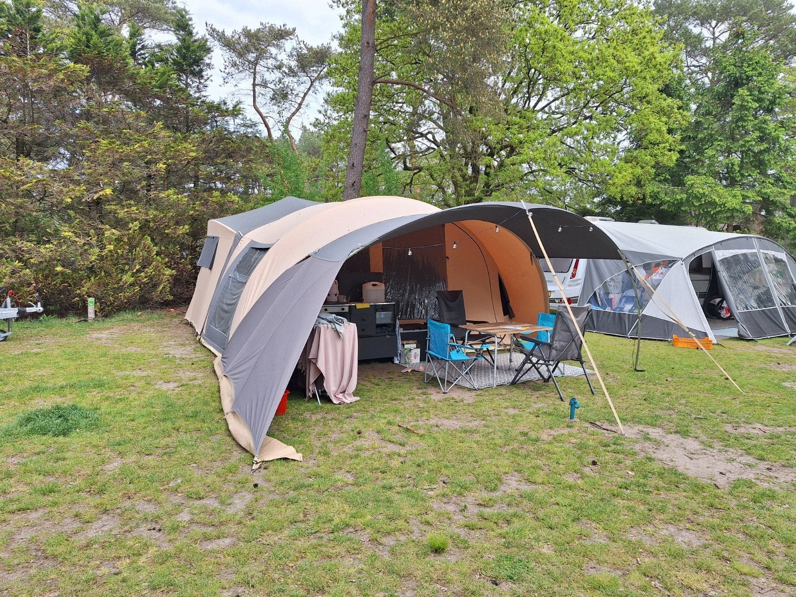 Fijne Cabanon Monaco EPS Deluxe vouwwagen, keuken&disselbak, Ophalen of Verzenden, Zo goed als nieuw, Meer dan 6