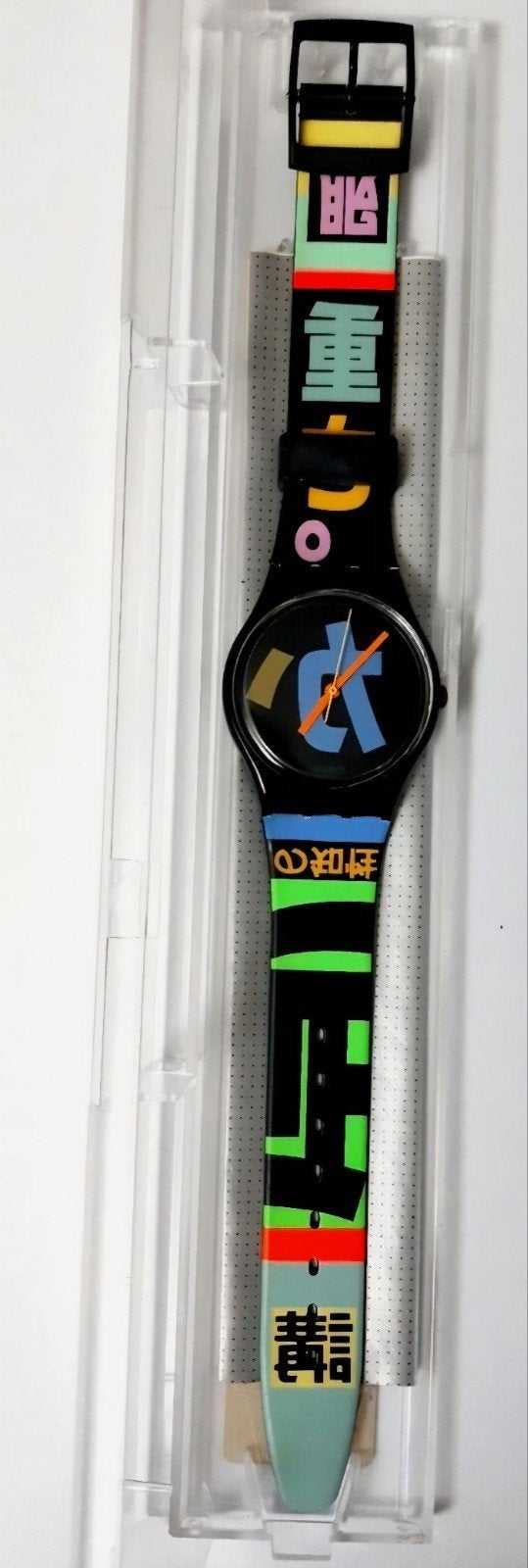 swatch bandje gezocht, Sieraden, Tassen en Uiterlijk, Horloges | Dames, Ophalen, Kunststof, Kunststof, Swatch