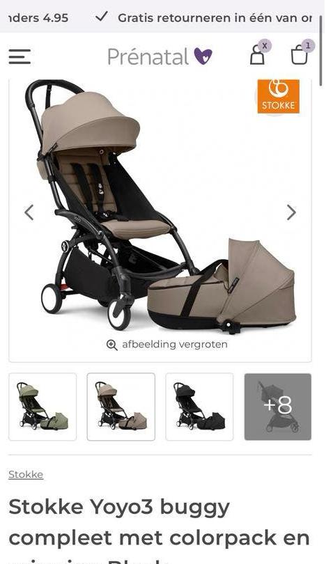 Stokke YOYO3 kinderwagen/buggy NIEUW, Ophalen of Verzenden, Nieuw