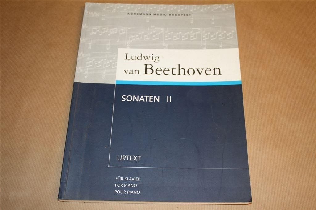 Boek: Beethoven - Piano Sonaten II. Urtext., Gebruikt, Verzenden, Klassiek, Artiest of Componist