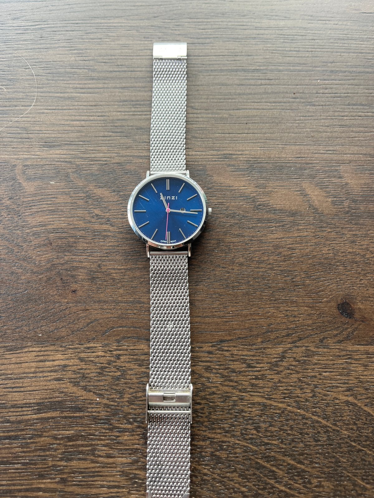 Zinzi horloge - Batterij moet vervangen worden, Sieraden, Tassen en Uiterlijk, Gebruikt, Staal, Polshorloge, Ophalen