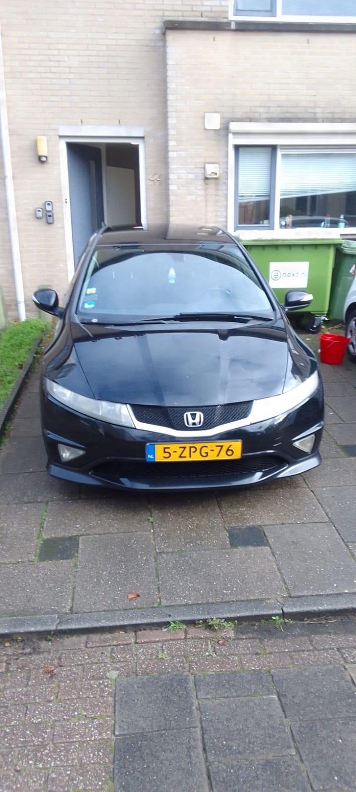 Honda Civic 1.4 I 3DR 2009 Zwart, Auto's, Voorwielaandrijving, 4 cilinders, 1200 kg, Handgeschakeld