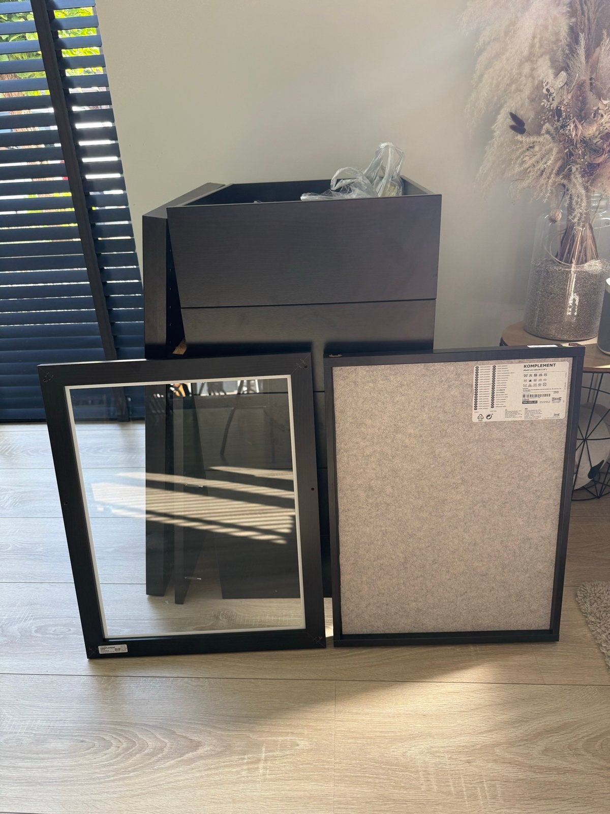 Ikea Pax kast indeling / divider zwartbruin met lades, Ophalen, Gebruikt, 200 cm of meer, 50 tot 100 cm