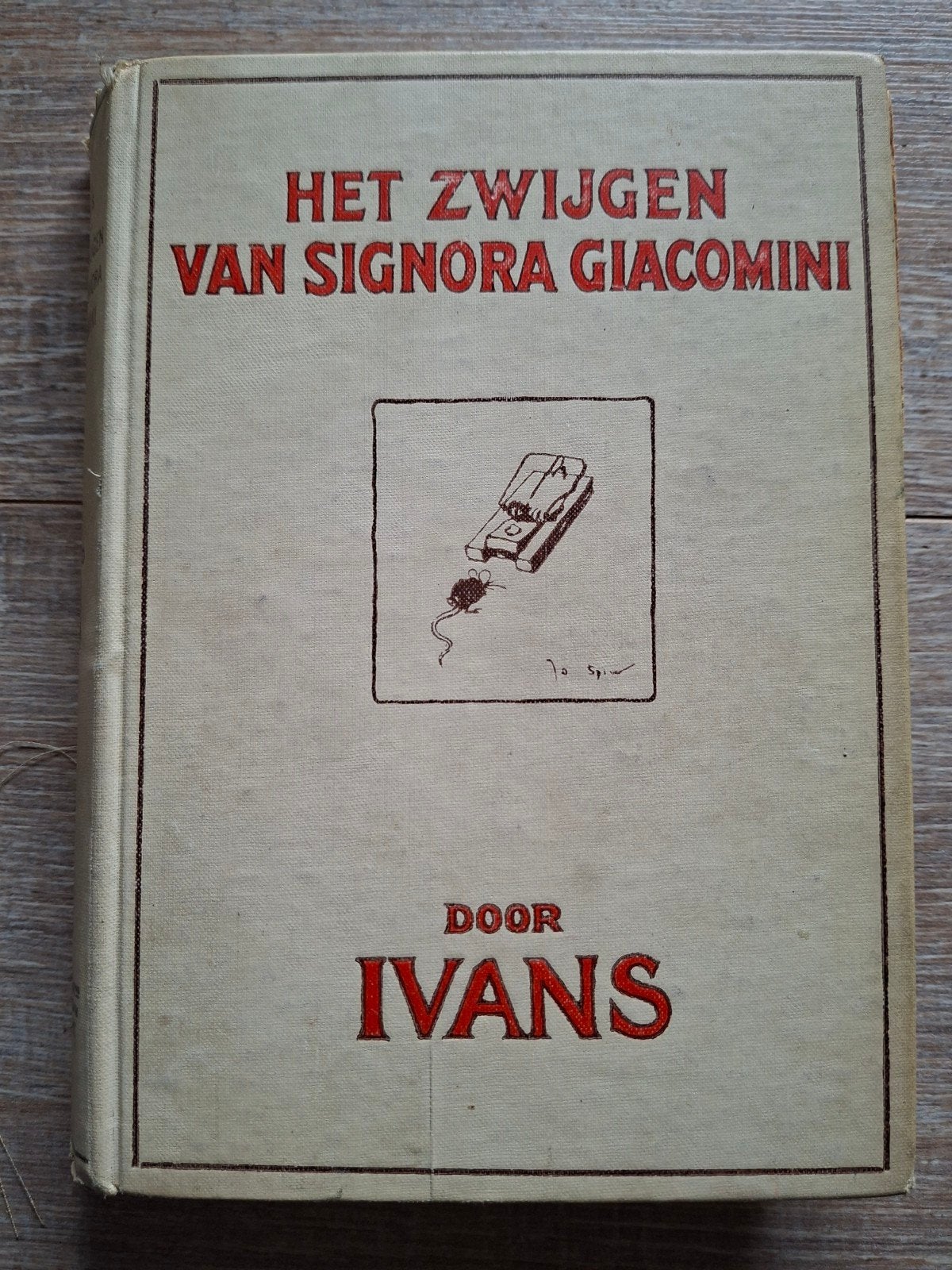 Het Zwijgen van Signora Giacomini - Ivans (Vintage Boek), Boeken, Verzenden, Gelezen, Ivans, Nederland