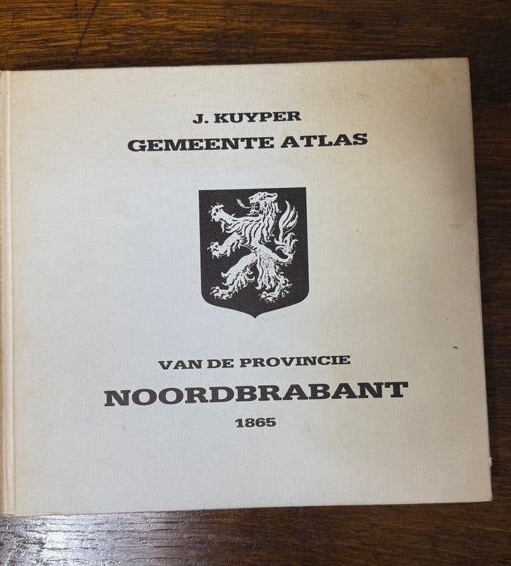 Kuyper Gemeente Atlas Noord-Brabant 1865, facsimile herdruk, Boeken, Ophalen, Zo goed als nieuw