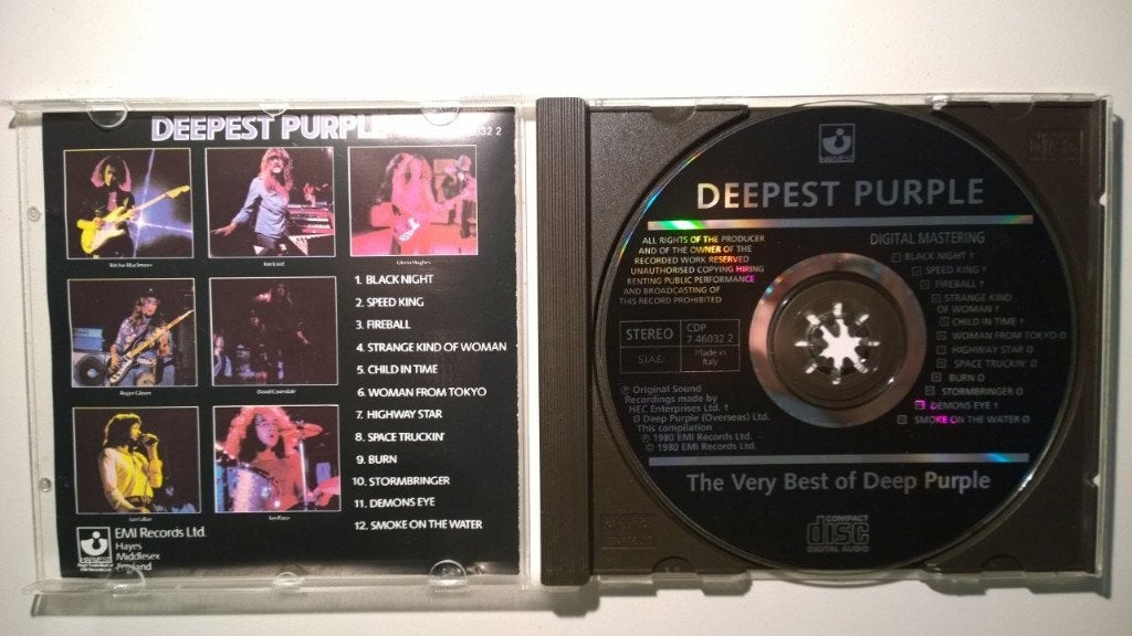 Deep Purple - Deepest Purple The Very Best Of Deep Purple, Ophalen of Verzenden, Zo goed als nieuw, Album