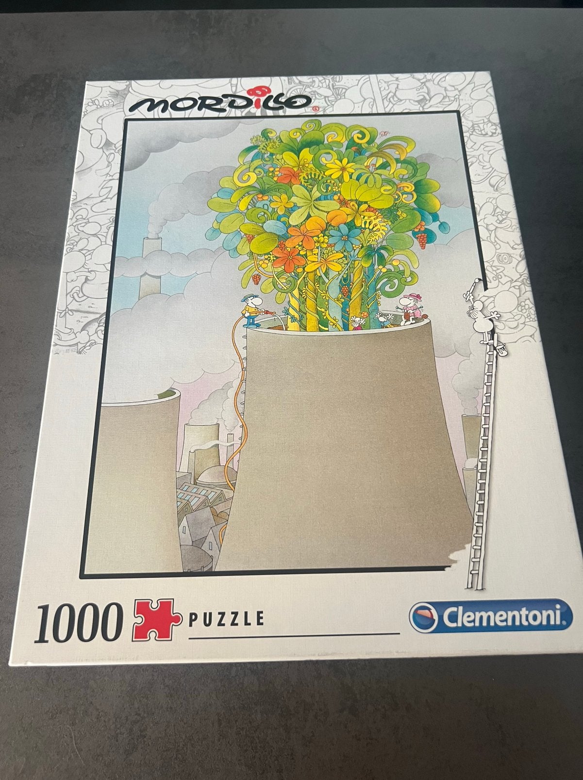 Clementoni puzzel 1000 stukjes Mordillo Oli Verlag, Hobby en Vrije tijd, Denksport en Puzzels, Ophalen of Verzenden, 500 t/m 1500 stukjes