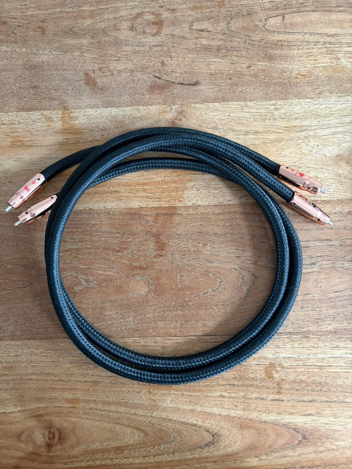 Audioquest Black Beauty 1 meter RCA interlink, Ophalen of Verzenden, Zo goed als nieuw, Minder dan 2 meter, Interlink-kabel
