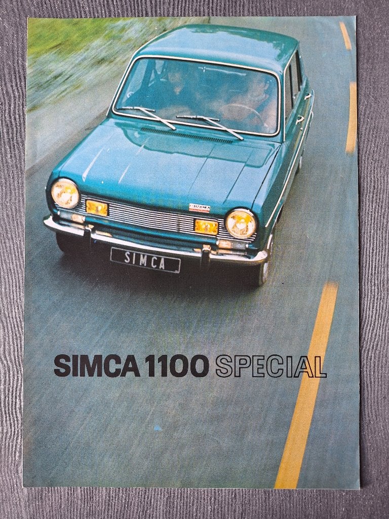 Brochure SIMCA 11- SPECIAL - NL, Verzenden, Zo goed als nieuw, Overige merken